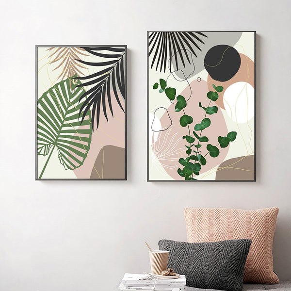 Tropical Leaf Canvas Art