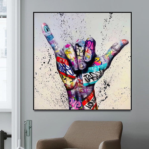 Graffiti Canvas Art