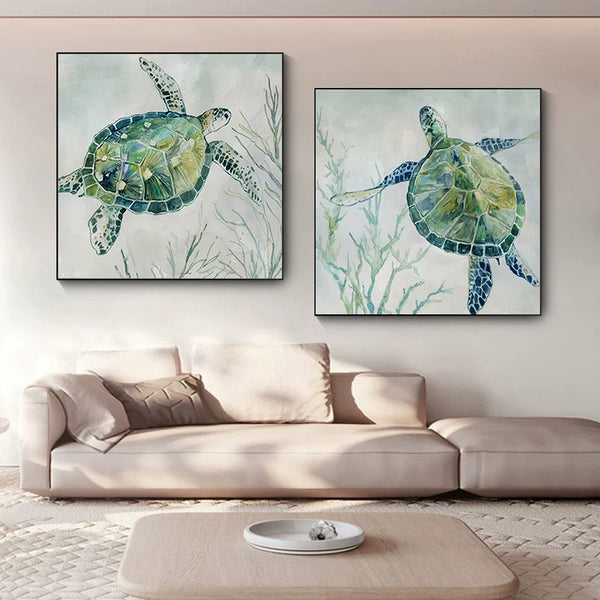 Turtle Canvas Poster